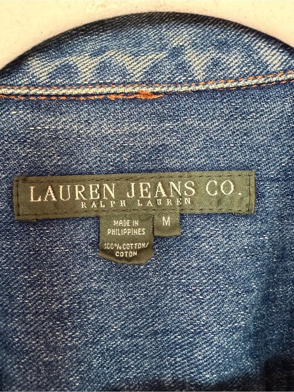 Ralph Lauren Lauren Jeans Co. Indigo Denim Jacket - Picture 5 of 5